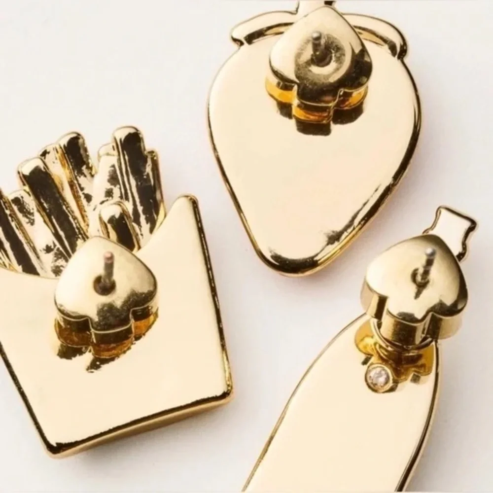 Kate Spade Strawberry and Champagne Earrings Set - Picture 4 of 6